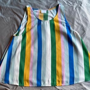 Colorful stripped tank top